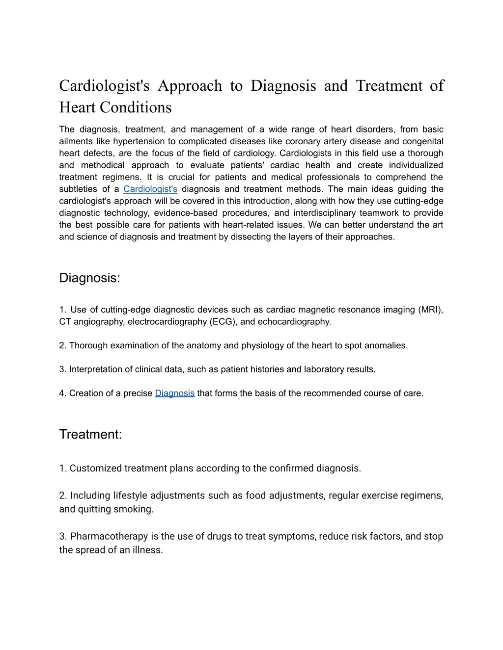 PPT - Cardiologist's Approach to Diagnosis and Treatment of Heart ...