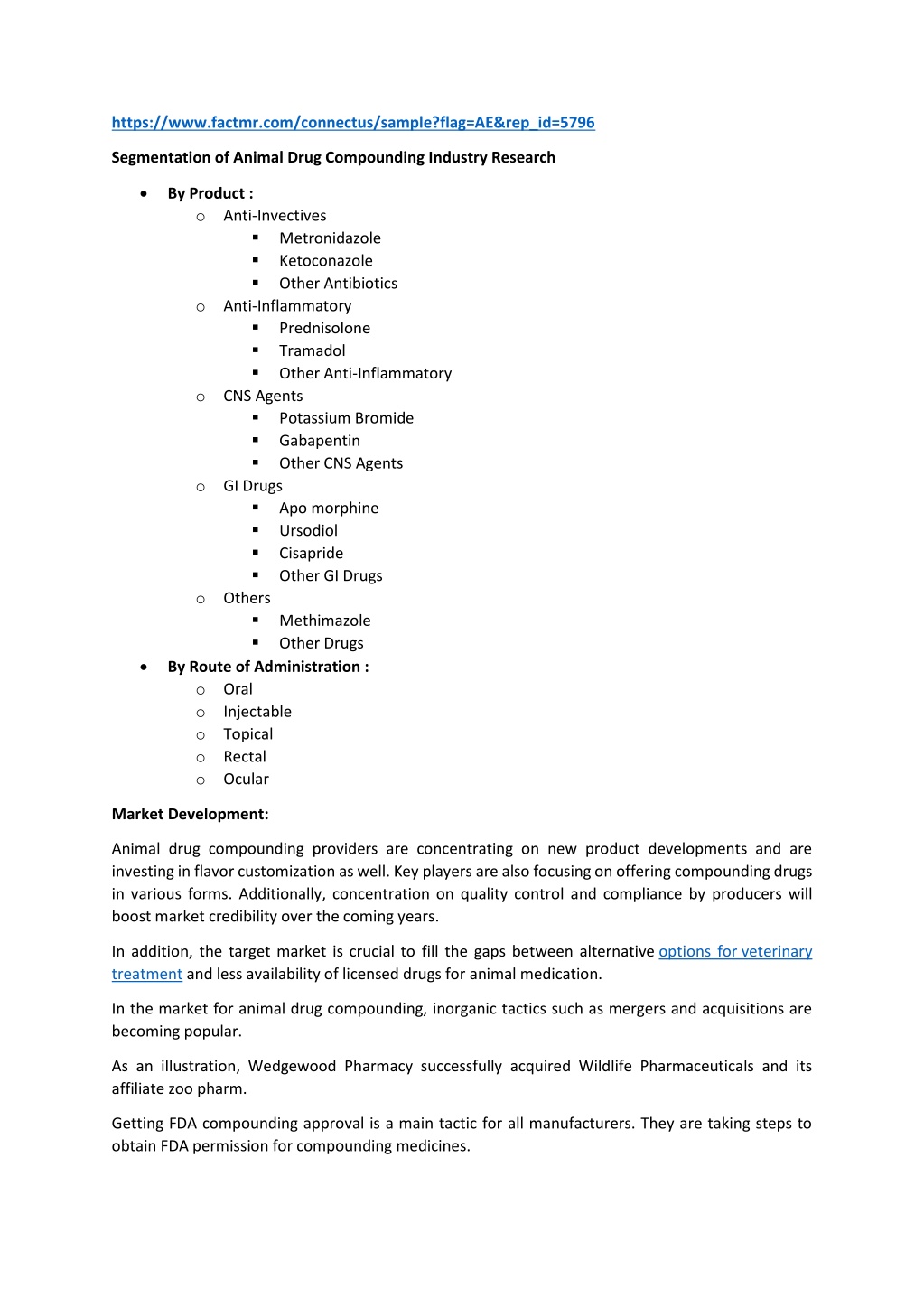 Ppt - Animal Drug Compounding Market Powerpoint Presentation, Free 