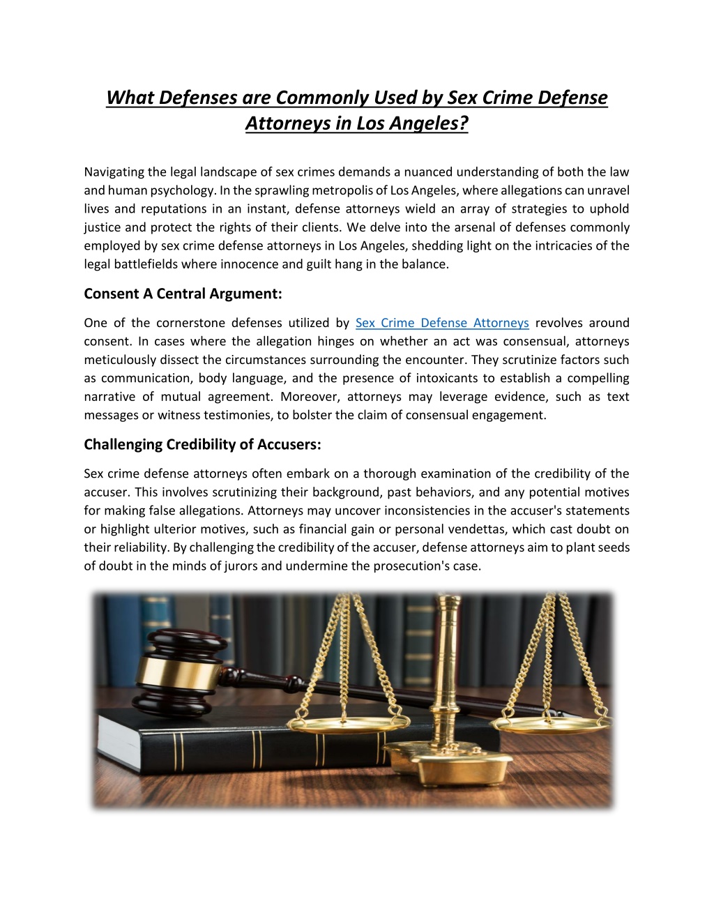 Ppt What Defenses Are Commonly Used By Sex Crime Defense Attorneys In Los Angeles Powerpoint 7279