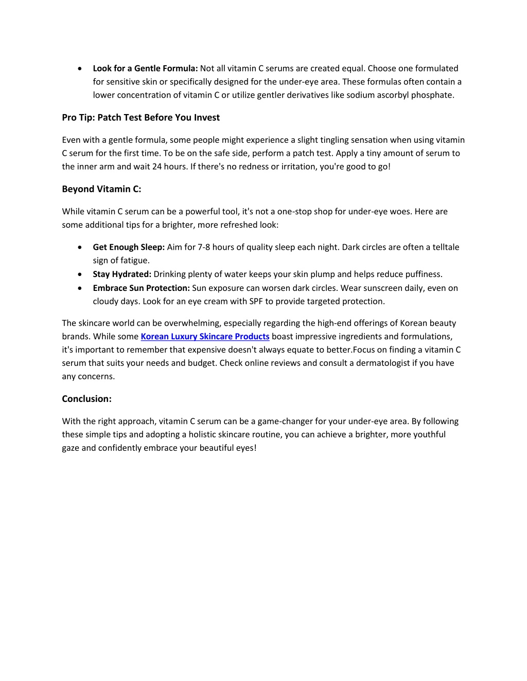 PPT How To Apply Vitamin C Serum Under Eyes PowerPoint Presentation 