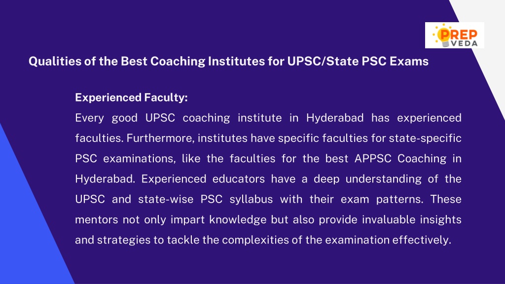 Ppt Unveiling The Qualities Of The Best Upsc Coaching In Hyderabad Powerpoint Presentation