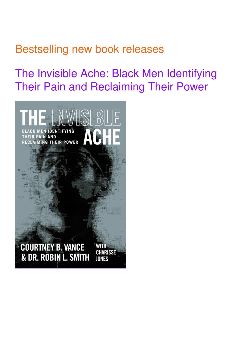 PPT - [PDF⚡READ ONLINE] The Invisible Ache: Black Men Identifying Their ...