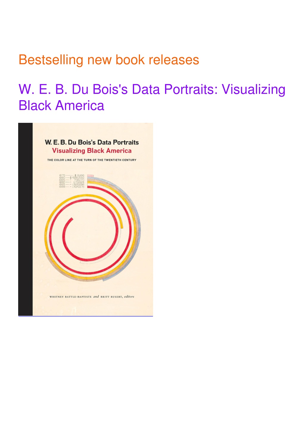 PPT - READ⚡[PDF] W. E. B. Du Bois's Data Portraits: Visualizing Black ...