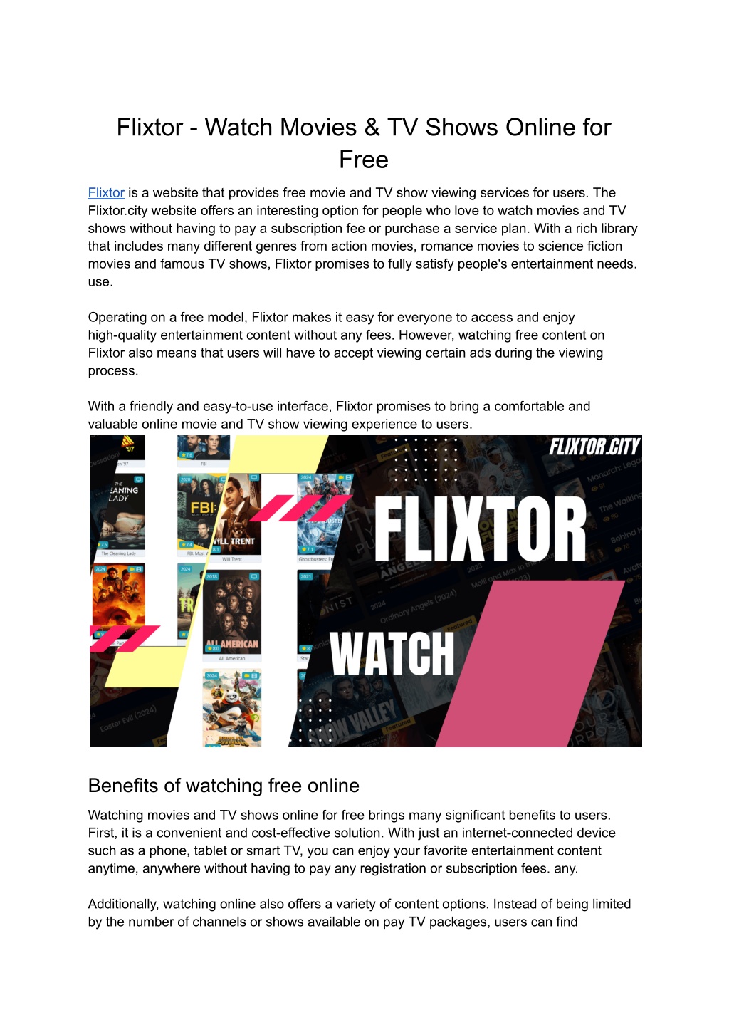 PPT - Flixtor - Watch Movies & TV Shows Online for Free PowerPoint ...