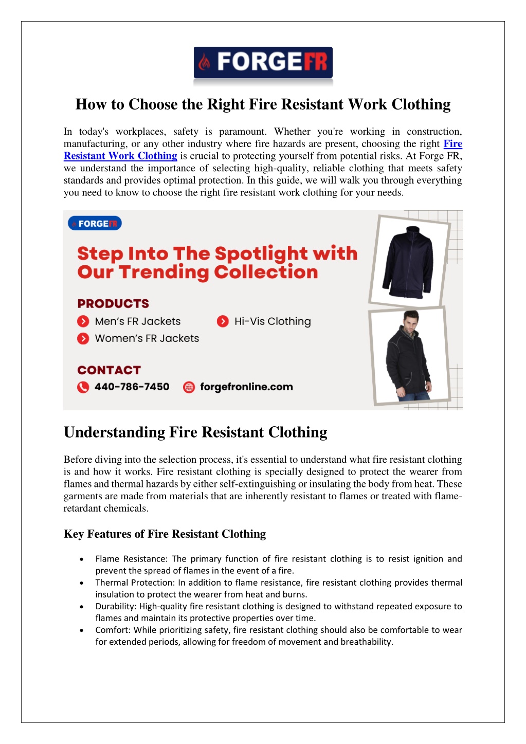 PPT - How to Choose the Right Fire Resistant Work Clothing PowerPoint ...