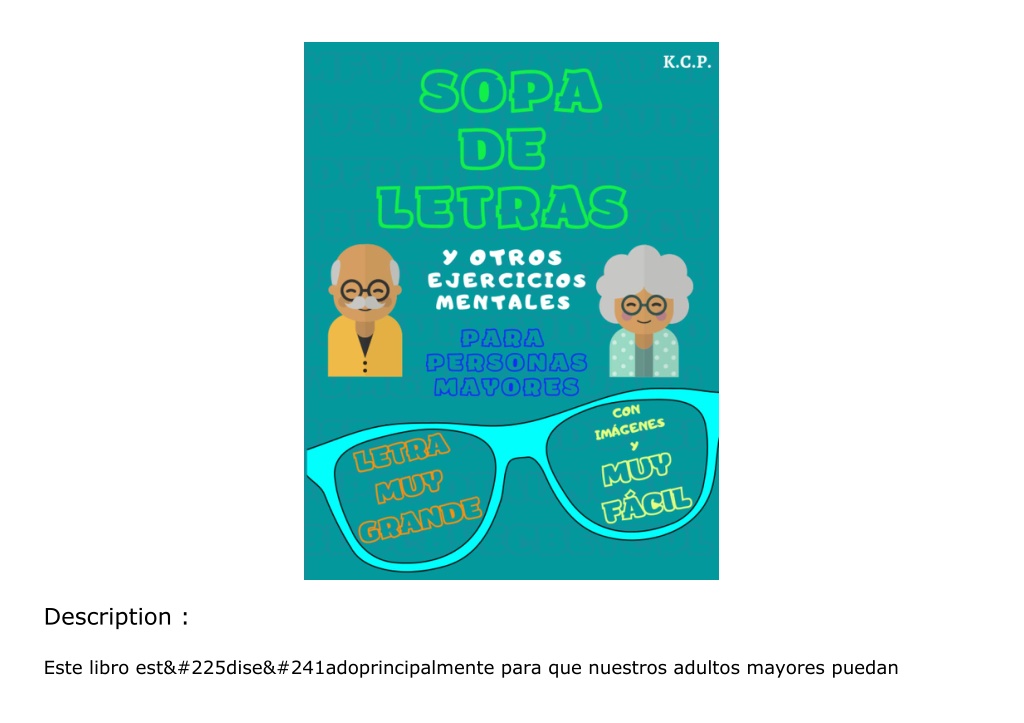 Ppt Download⚡️pdf ️ Sopas De Letras Y Otros Ejercicios Mentales Para Adultos Mayores Ejercici 4429