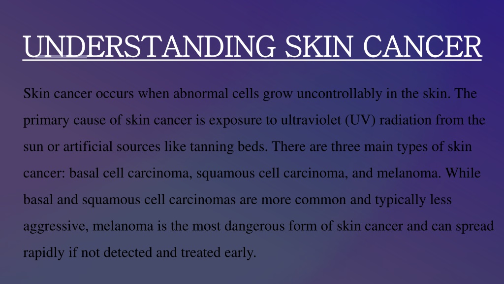 Ppt Skin Cancer Powerpoint Presentation Free Download Id13225042