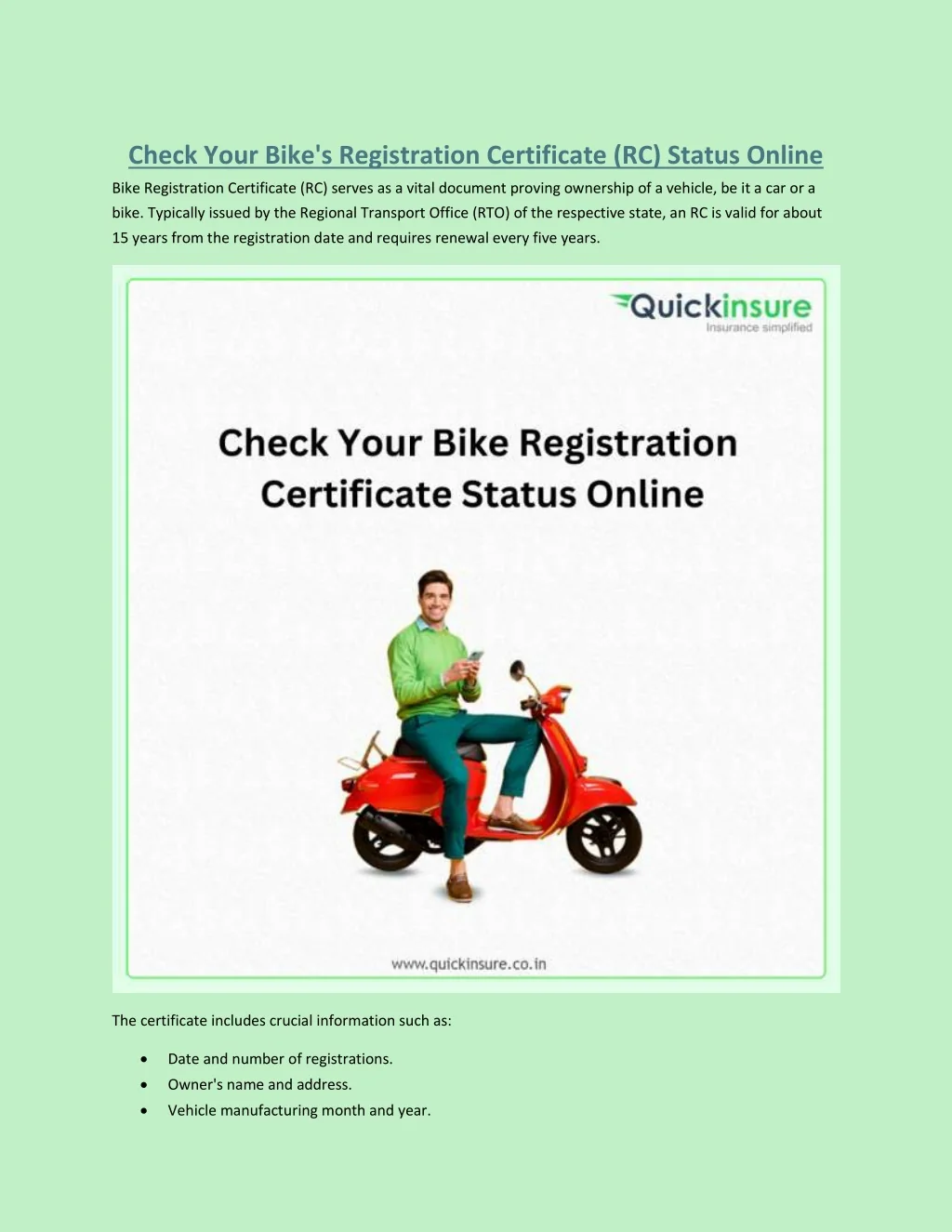 PPT - RTO Rules In India For Bike Transfer from One State to Another ...