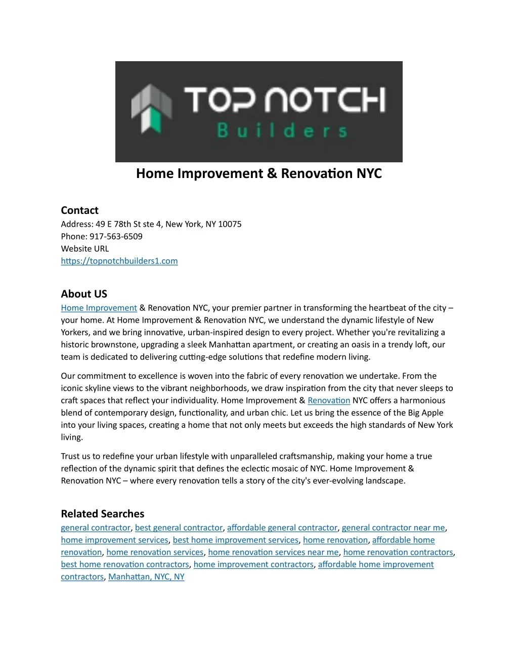 PPT - Home Improvement & Renovation NYC PowerPoint Presentation, free ...