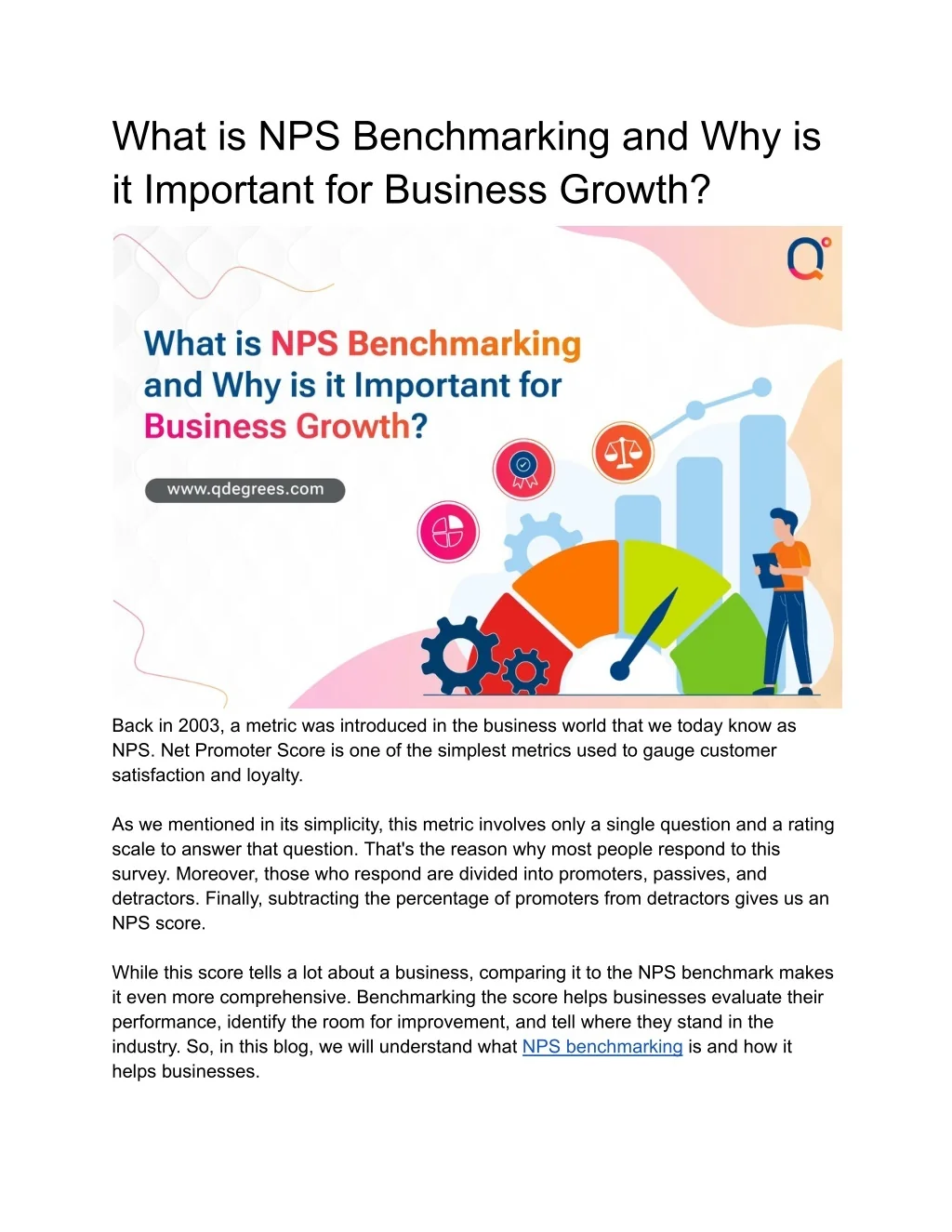PPT - What is NPS Benchmarking and Why is it Important for Business ...