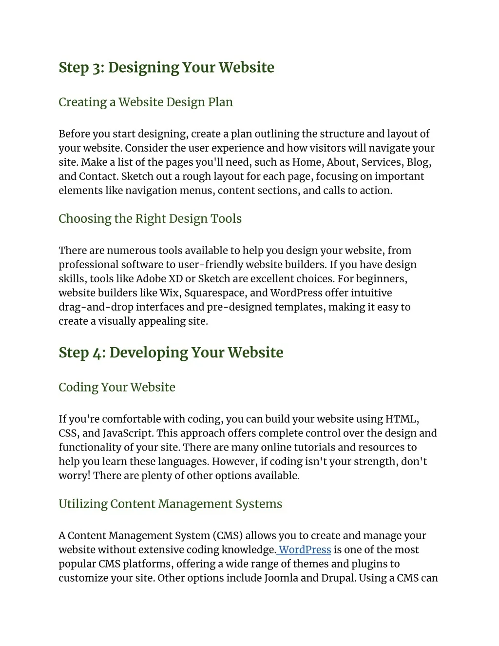 PPT - How to Create a Website from Scratch 6 Simple Steps for Beginners ...