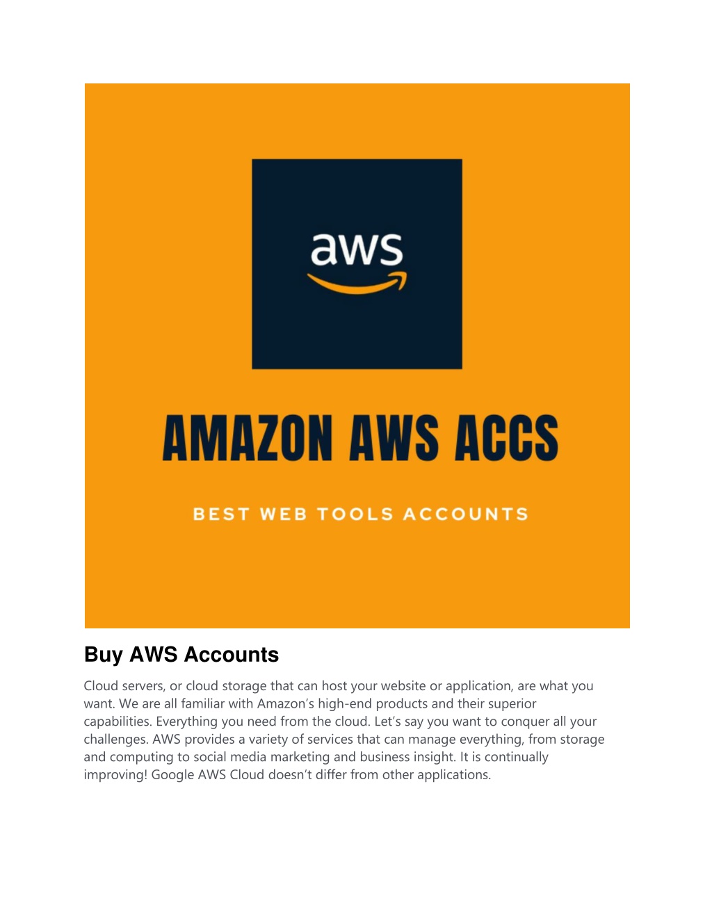 PPT - Buy Amazon AWS Account PowerPoint Presentation, free download ...