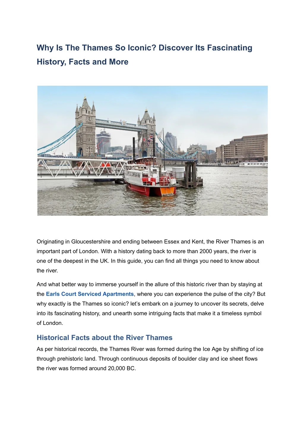 PPT - Why Is The Thames So Iconic_ Discover Its Fascinating History ...