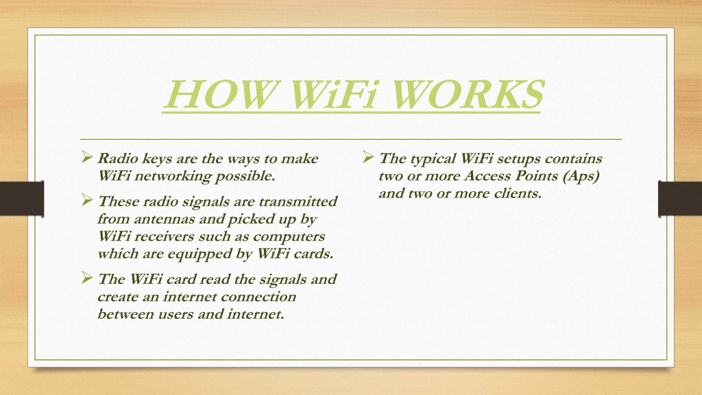 PPT - How Does WiFi Works PowerPoint Presentation, free download - ID ...