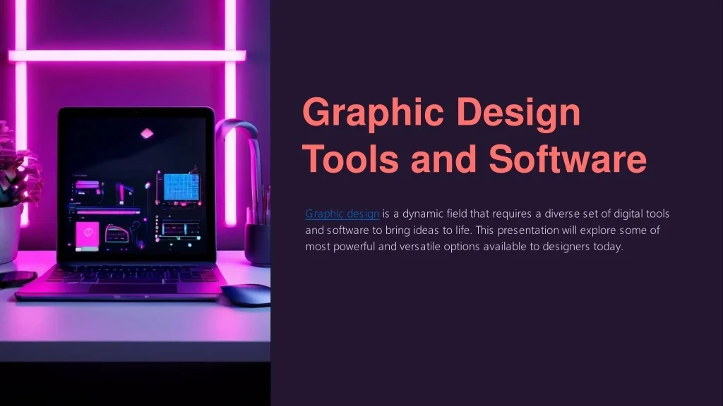 PPT - Graphic Design Tools and Software PowerPoint Presentation, free ...