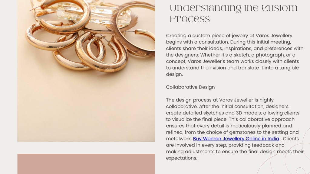 PPT - The Art of Custom Jewelry Creating Unique Pieces with Varos ...