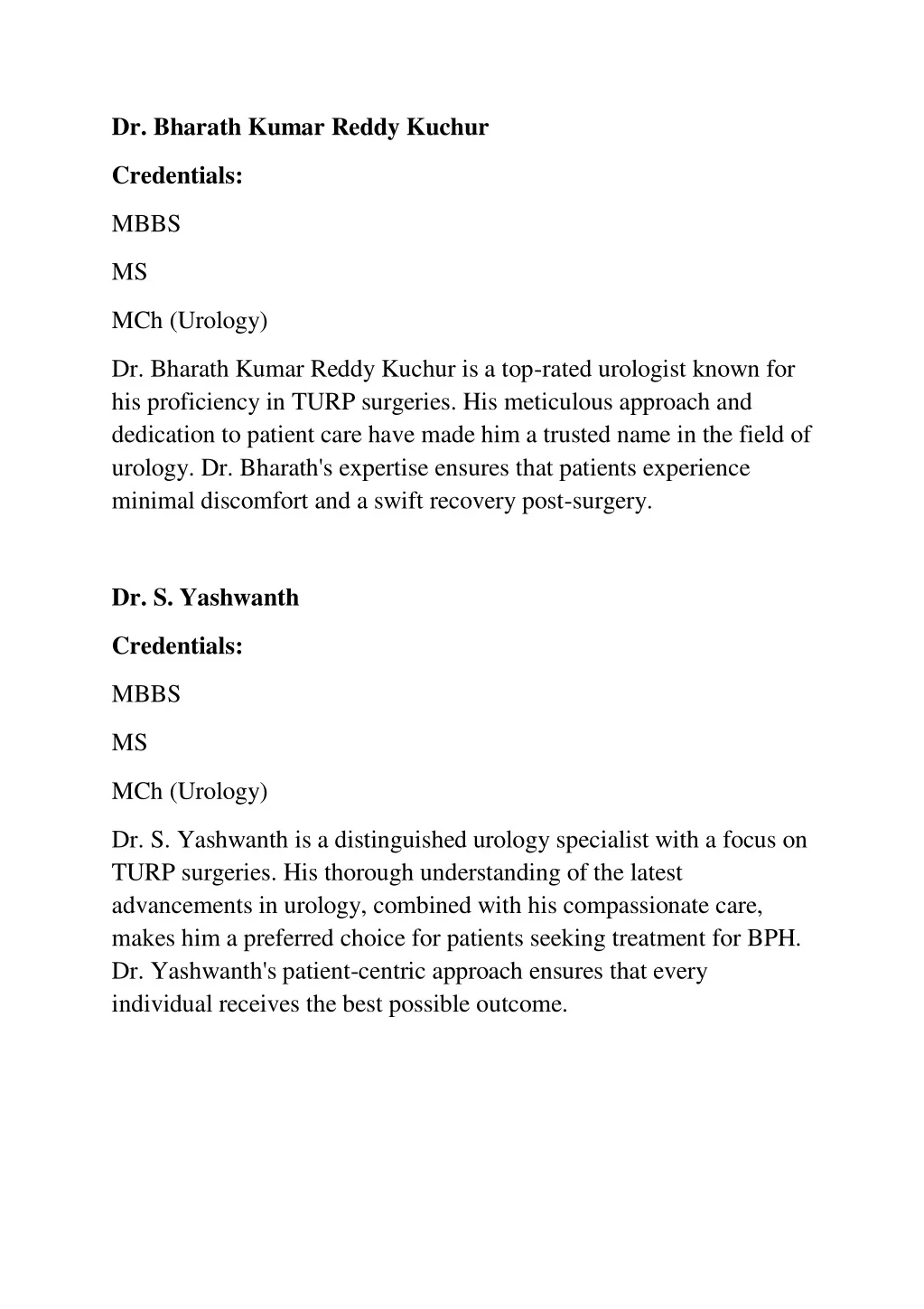 PPT - Best Doctors for TURP Surgery in Hyderabad - TX Hospitals ...