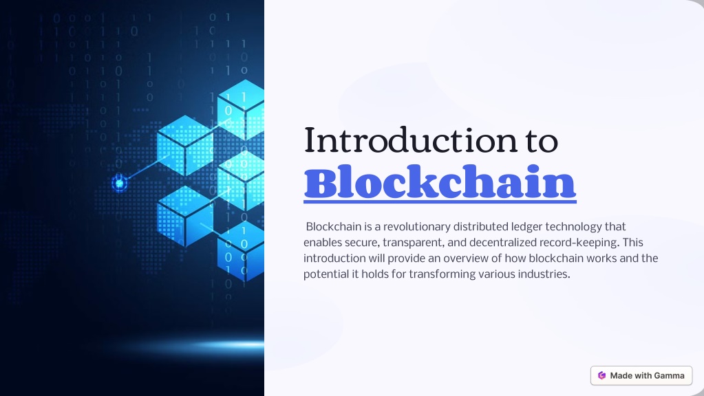 PPT - Introduction To Blockchain PowerPoint Presentation, Free Download ...