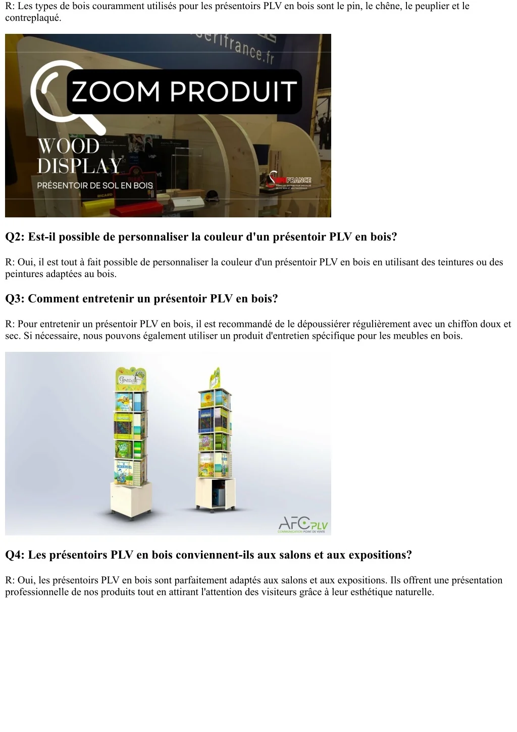 PPT - Les avantages d'un présentoir PLV en bois pour les produits ...