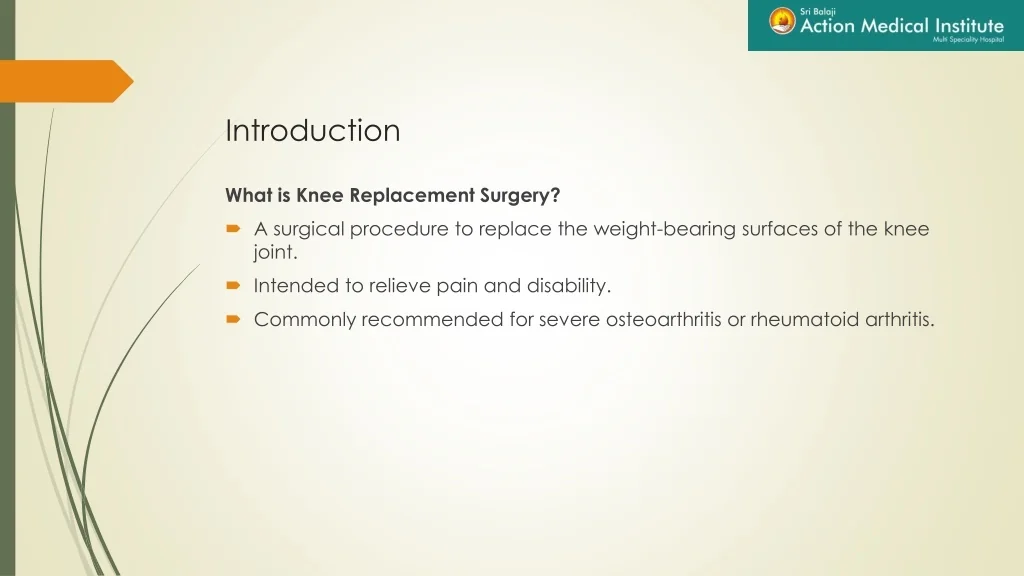 PPT - Knee Replacement Surgery Hospital in delhi PowerPoint ...