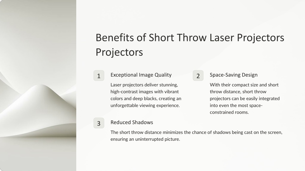 PPT - The-Future of Home Entertainment Short Throw Laser Projectors ...
