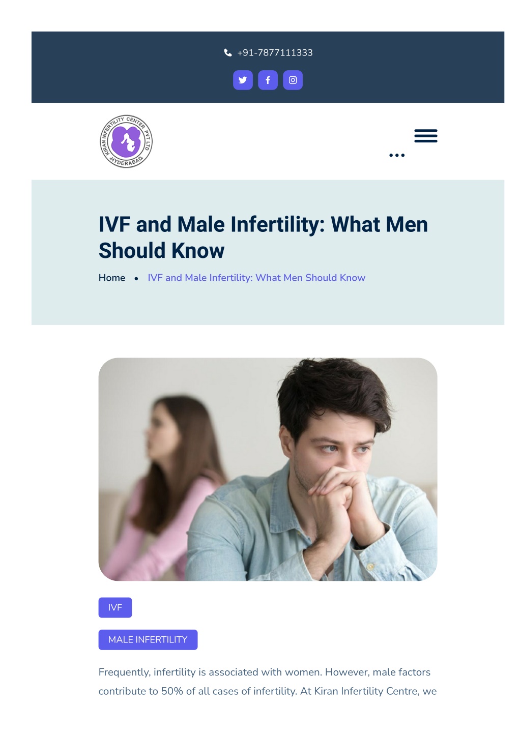 PPT - IVF and Male Infertility: What Men Should Know PowerPoint ...