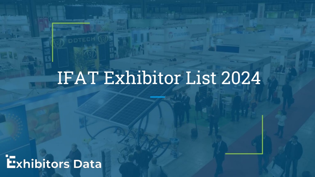 PPT IFAT Exhibitor List 2024 PowerPoint Presentation, free download