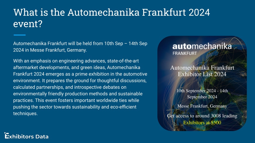 PPT Automechanika Frankfurt Exhibitor List 2024 PowerPoint