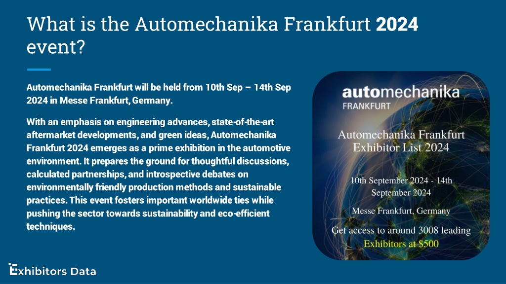 PPT Automechanika Frankfurt Exhibitor List 2024 PowerPoint