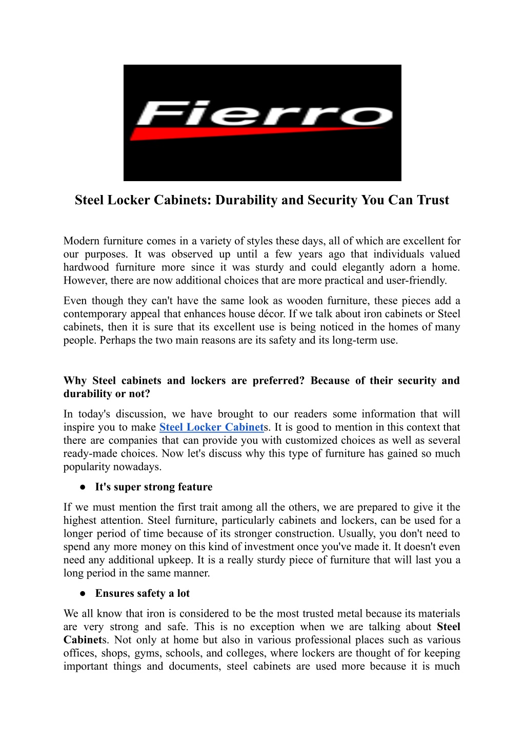 PPT - Steel Locker Cabinets_ Durability and Security You Can Trust ...