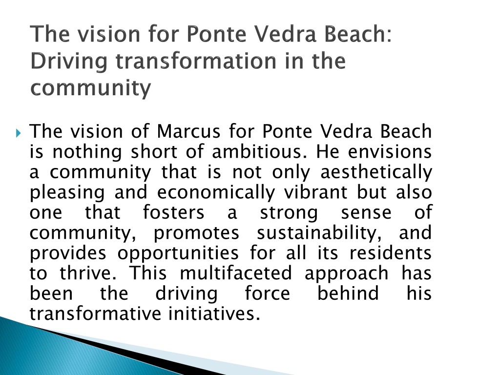 PPT - Marcus Ginter 32082-Innovation and Impact: The Ponte Vedra Beach ...