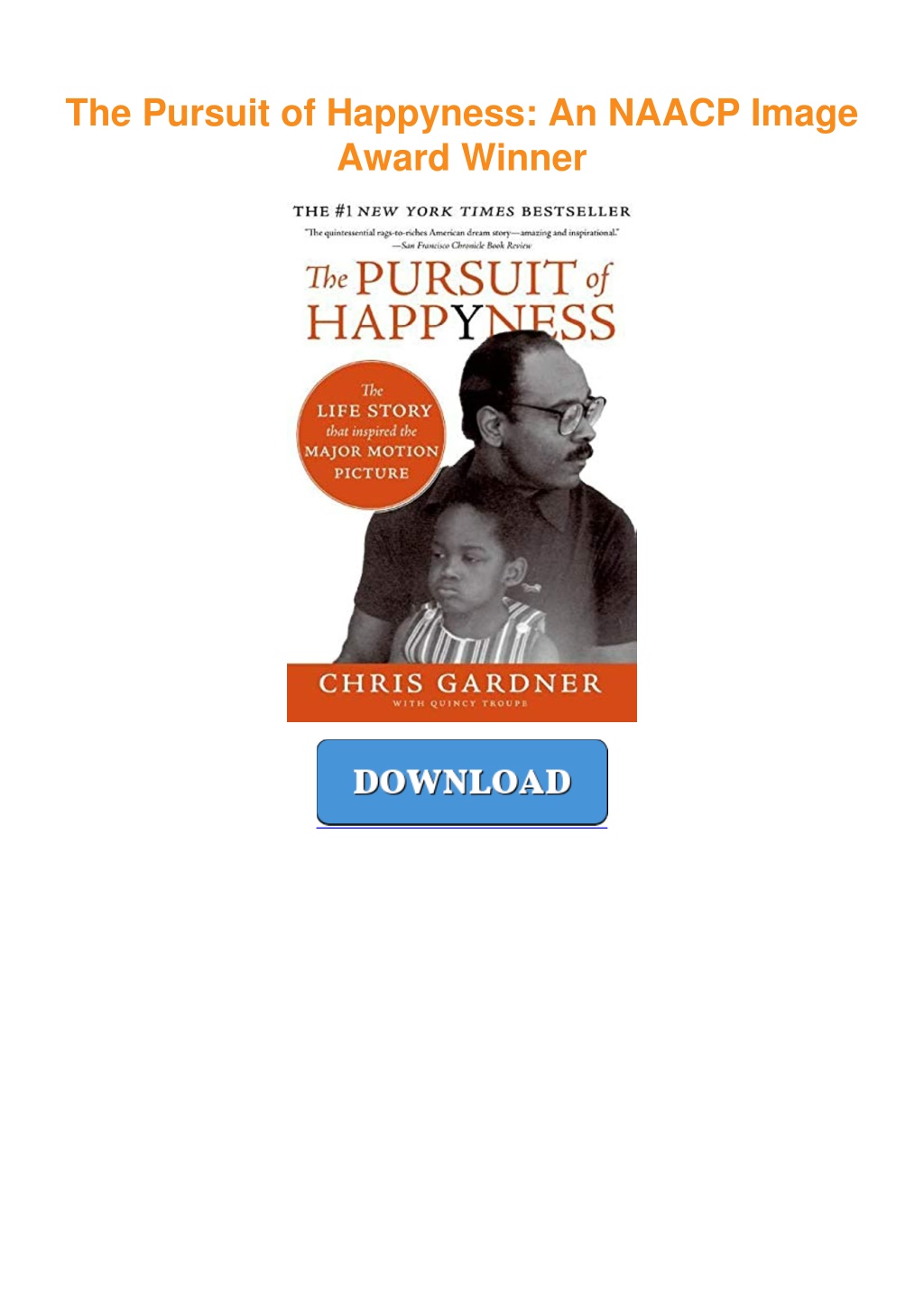 Ppt Read The Pursuit Of Happyness An Naacp Image Award Winner Powerpoint Presentation Id 3164