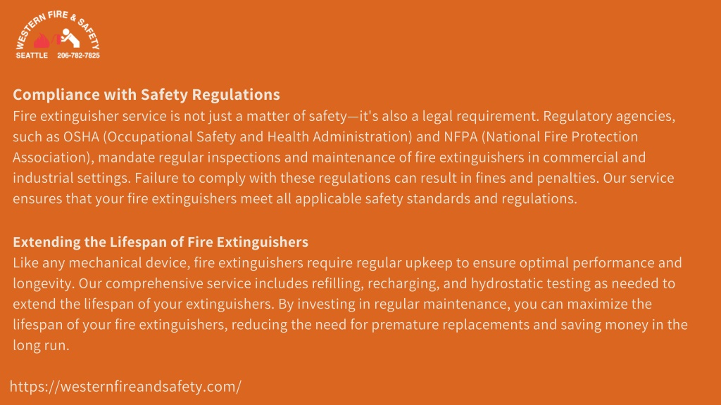 PPT - Ensuring Fire Safety The Importance of Fire Extinguisher Service ...