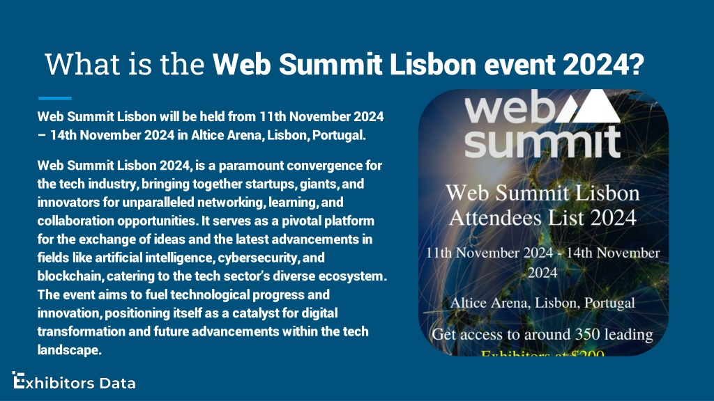 PPT Web Summit Lisbon Attendees List 2024 PowerPoint Presentation