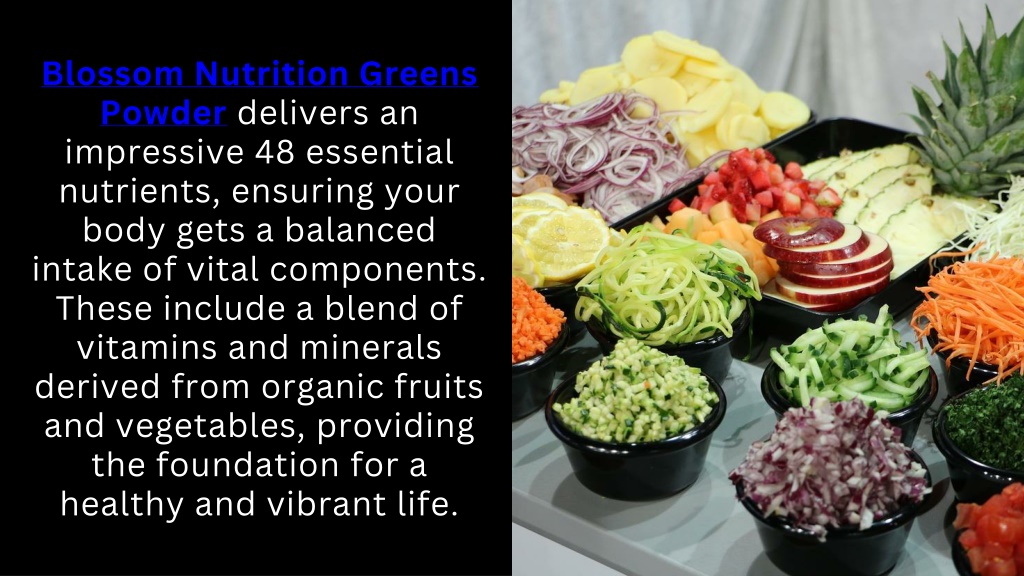 PPT - Supercharge Your Health with Blossom Nutrition Greens Powder ...