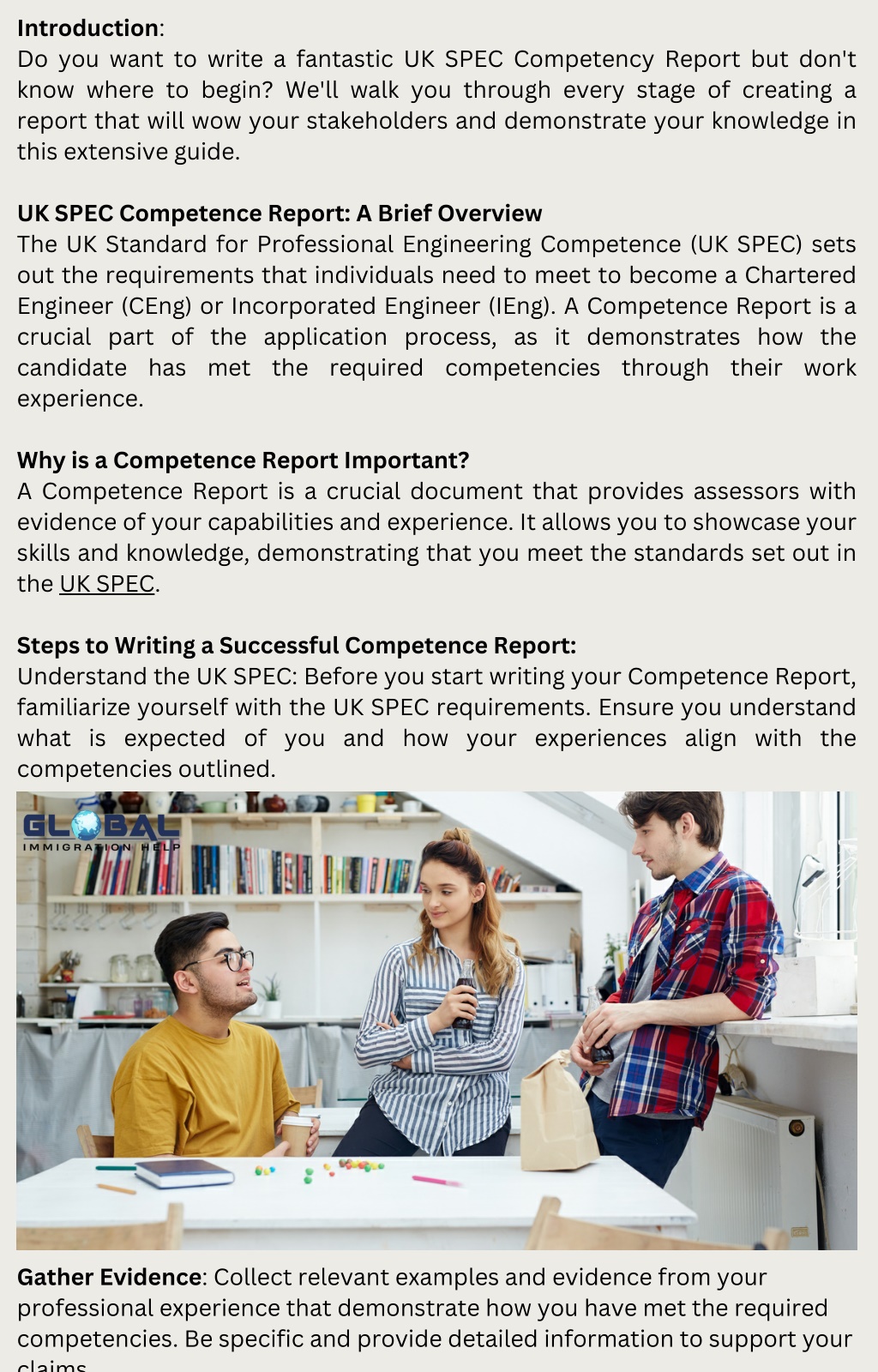 PPT - How To Write An Impressive UK SPEC Competence Report PowerPoint ...