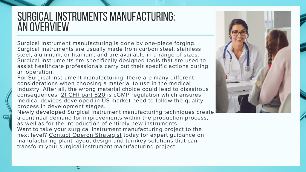 PPT - Surgical Instrument Manufacturing pdf PowerPoint Presentation ...