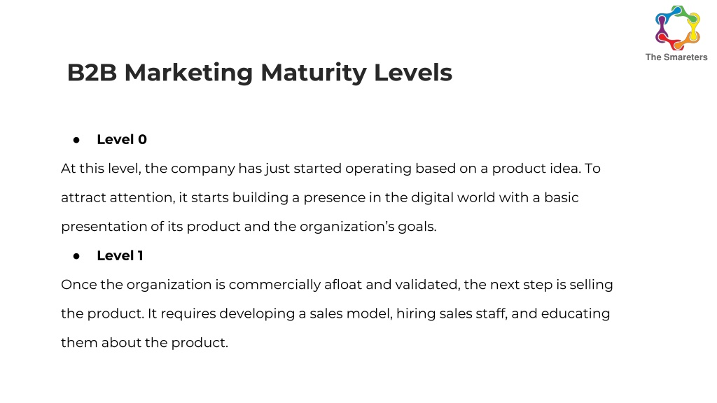 PPT - B2B MARKETING MATURITY_ WHAT IT IS & HOW TO ACHIEVE IT ...