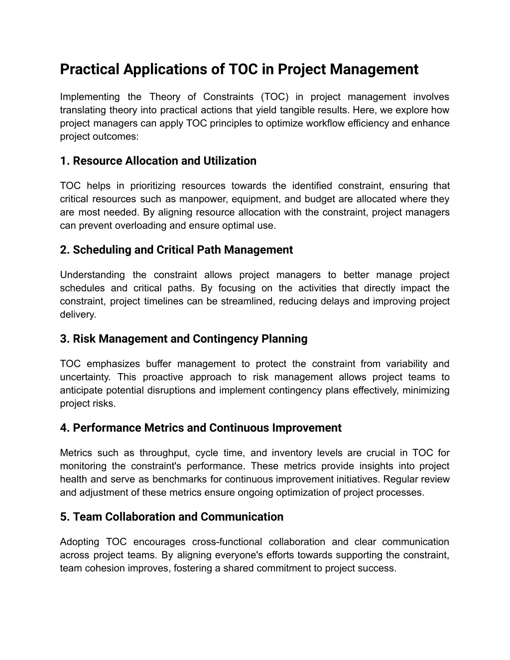 PPT - The Role of Constraints in Project Management, A TOC Approach ...