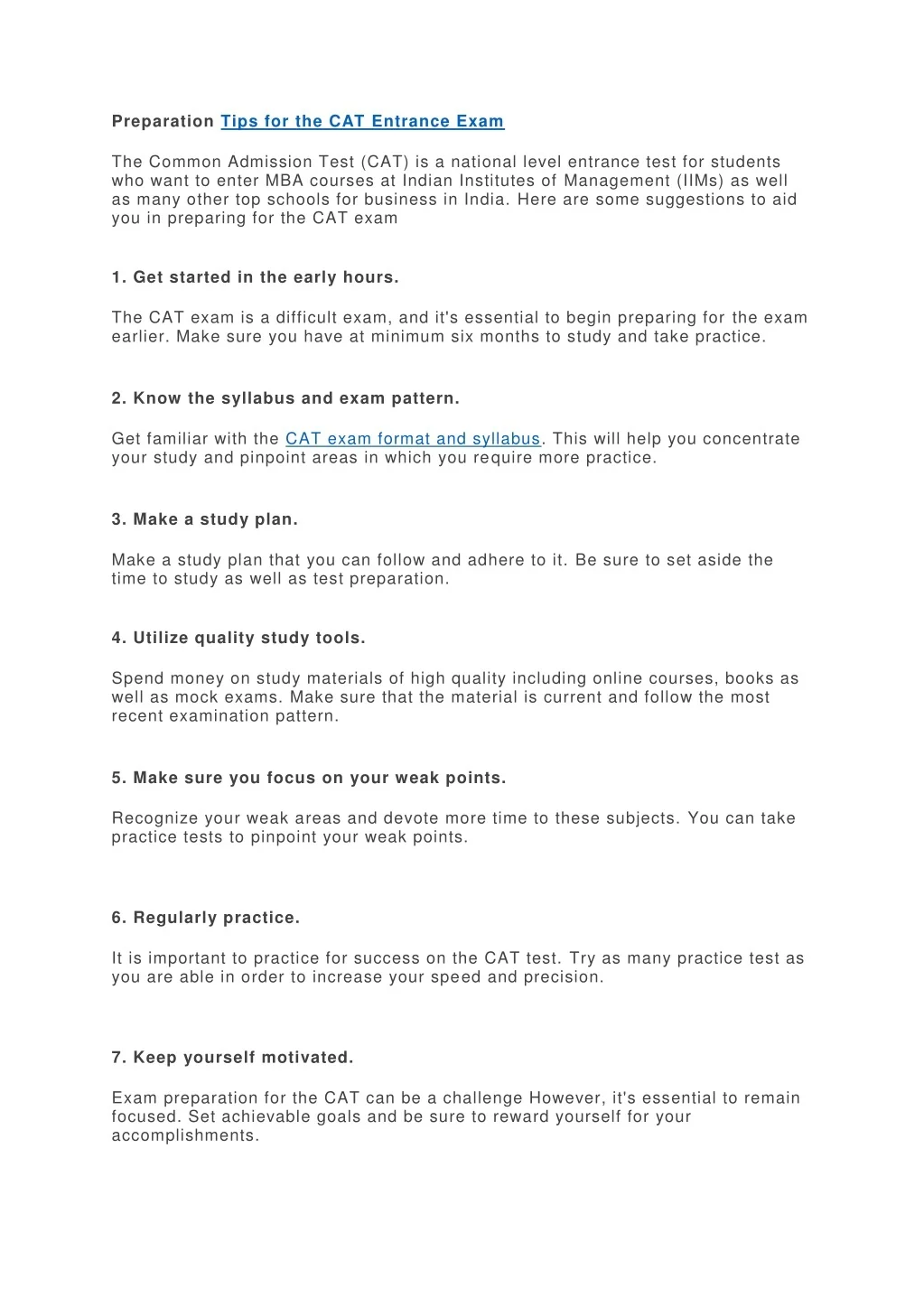 PPT - CAT Exam Highlights-2024 PowerPoint Presentation, free download ...