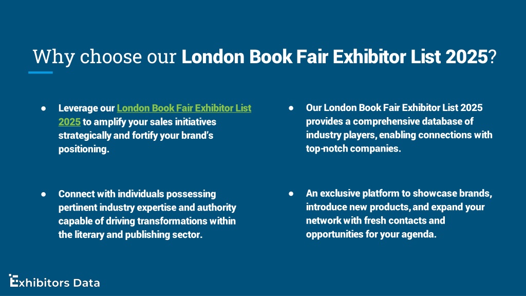 Ppt - London Book Fair Exhibitor List 2025 Powerpoint Presentation 