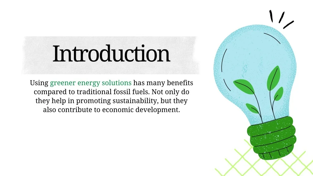 PPT - Benefits of Greener Energy Solutions PowerPoint Presentation ...