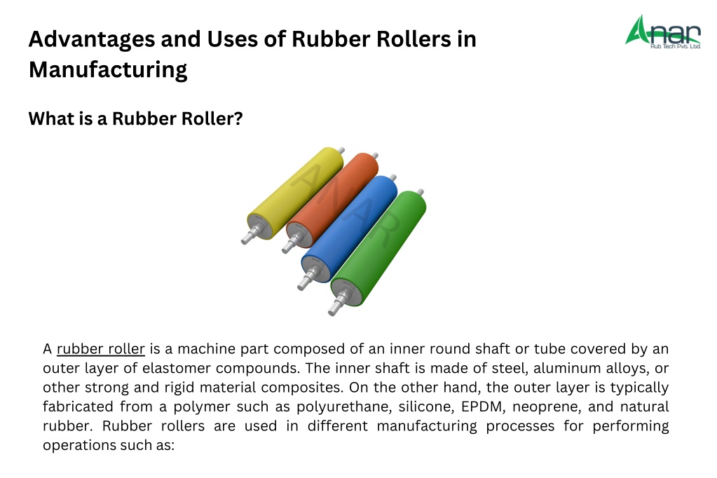 PPT - Advantages and Uses of Rubber Rollers in Manufacturing PowerPoint ...