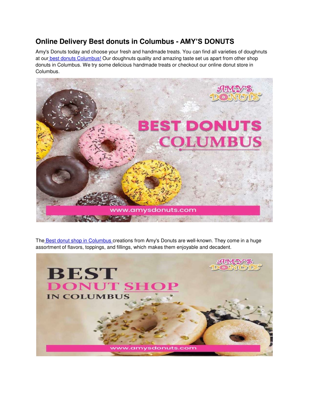 PPT - Online-Delivery-Best-donuts-in-Columbus PowerPoint Presentation ...