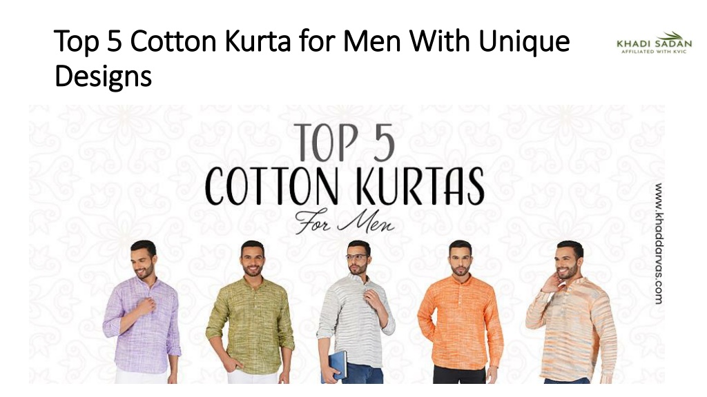 PPT - Cotton Kurta For Men PowerPoint Presentation, free download - ID ...