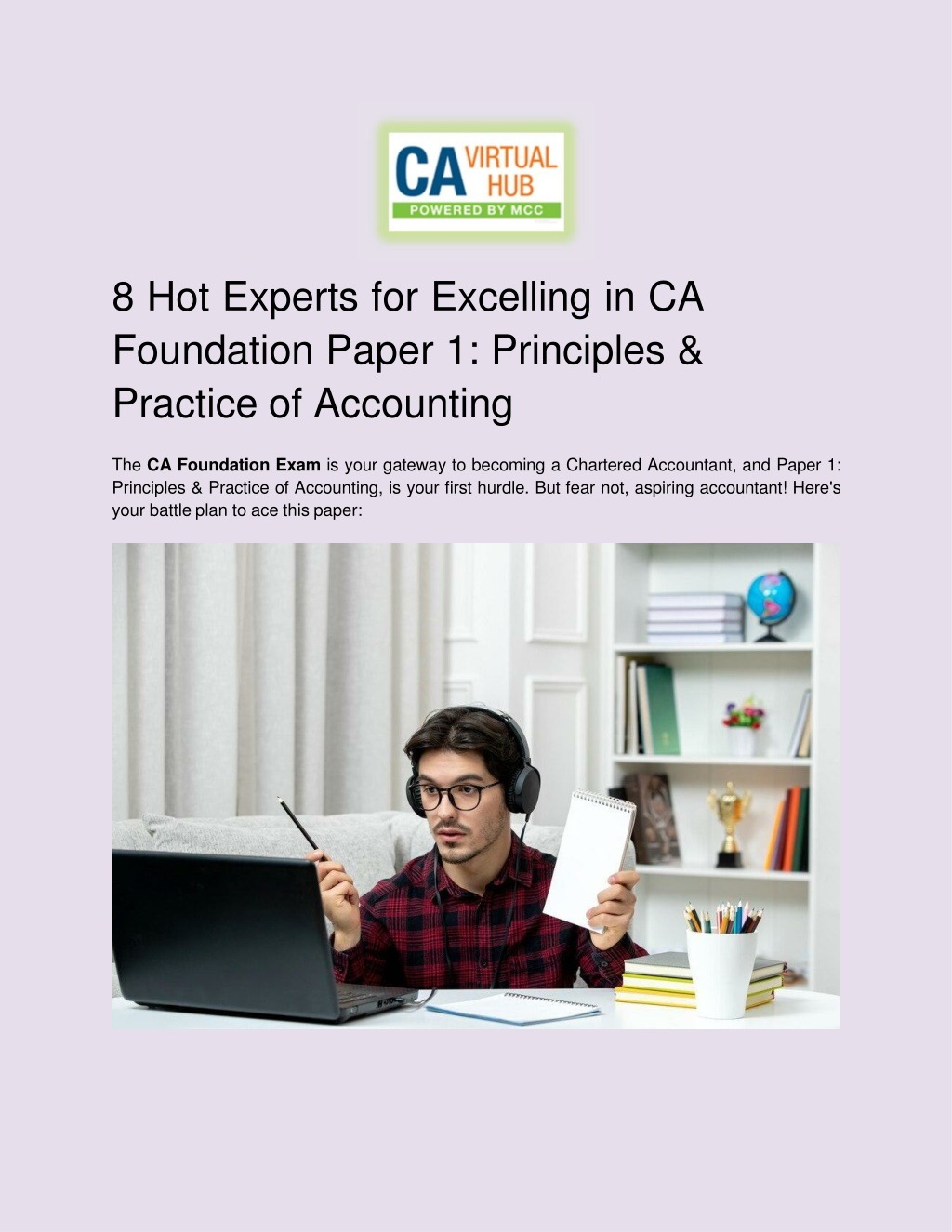 PPT - Want To Best 8 Hot Key Excelling In CA Foundation 1st Paper ...