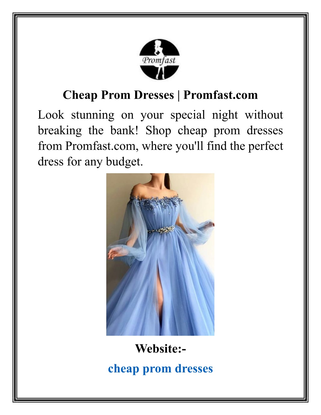 PPT - Cheap Prom Dresses Promfast PowerPoint Presentation, free ...