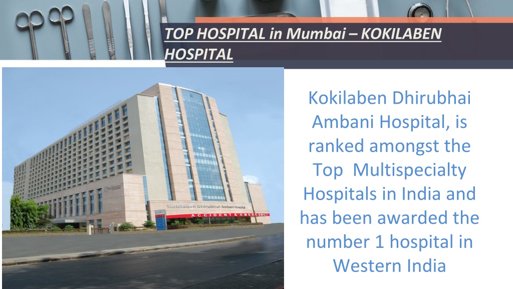 Ppt - Best Multispeciality Hospital In India 