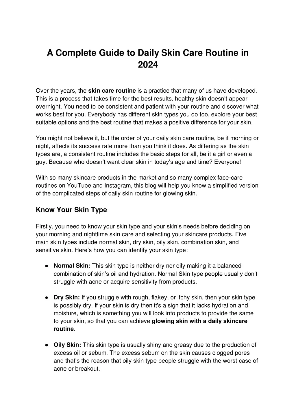 PPT - Best Daily Skin Care Routine Guide - Silk Berry PowerPoint ...