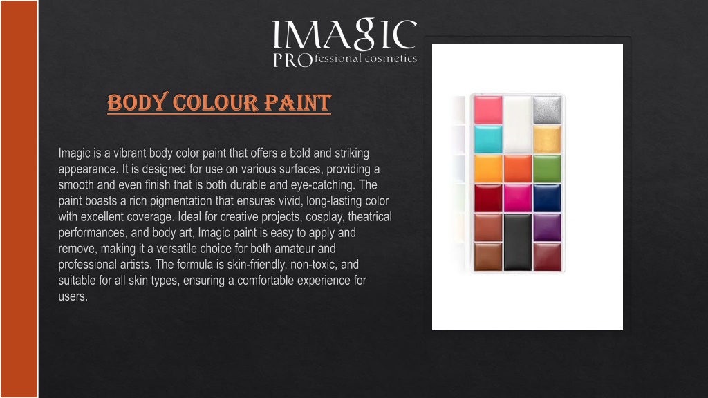 PPT - Body colour paint PowerPoint Presentation, free download - ID ...